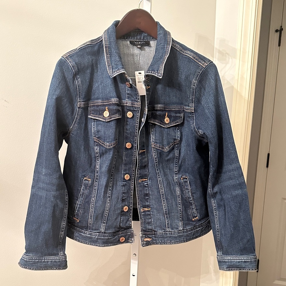 Talbots Denim Jacket with Button Details